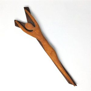 Hand Carved Wooden Crucifix Modern